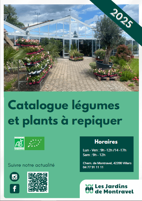 Couverture catalogue légumes jardinerie