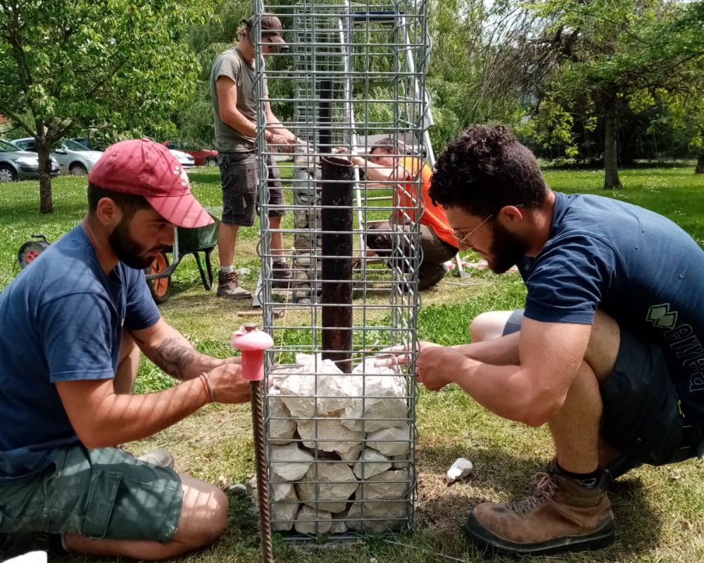 Constructions de gabions